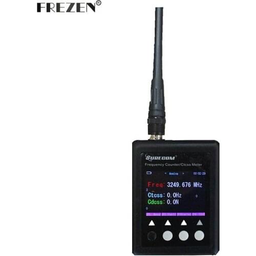 SURECOM Digital Radio Tester 27Mhz-3000Mhz Decoder Portable Frequency Counter For Walkie Talkie Sf401 Plus CTCSS CDCSS Meter