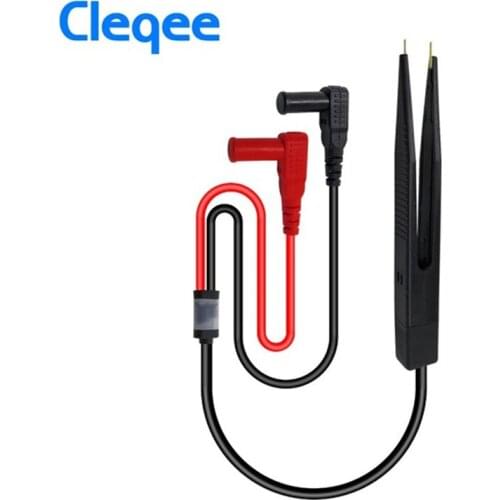 Cleqee P1510 SMD Chip Component LCR Testing Tool Multimeter Tester Meter Pen Probe Lead Tweezers For FLUKE For Vichy