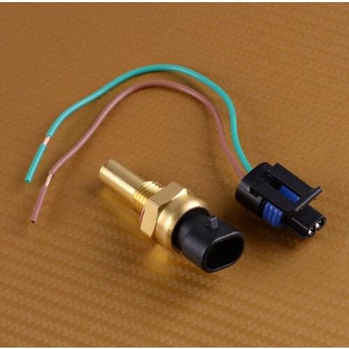 Beler Engine Coolant Temperature Sensor with Connector Fit for Buick Cadillac GMC Daewoo Isuzu Hummer Pontiac 12162193 15326388