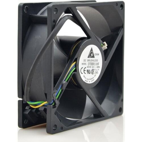 FOR Delta 9032 12V 0.57A EFB0912VHF 9CM Large Air Volume Fan PWM Intelligent Speed Control