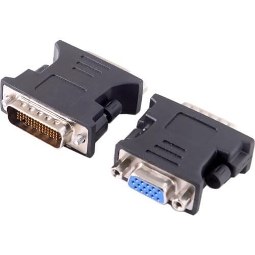 DVI Male to VGA Female Converter Y Splitter Audio Cable Adapter Video Output 1 To 1 DMS-59 DMS59 59Pin for PC Laptop TV