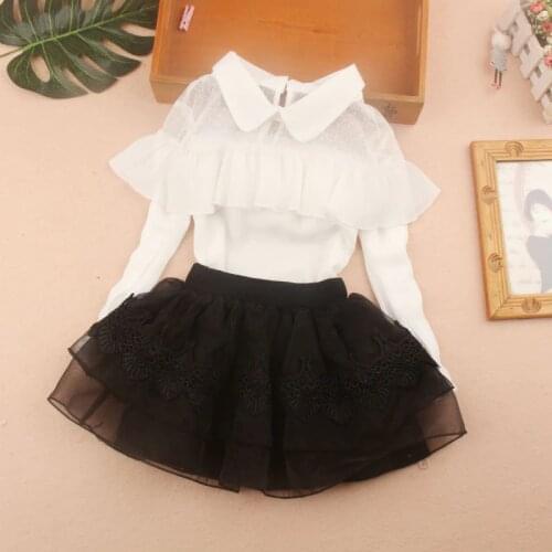 GB-Kcool White Blouses For Girls