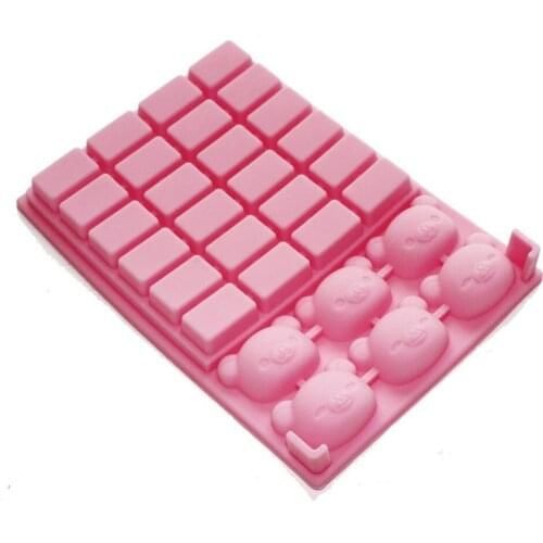 Bear Candy Chocolate Bar Silicone Bakeware Mould Jelly Cookies Dessert Maker