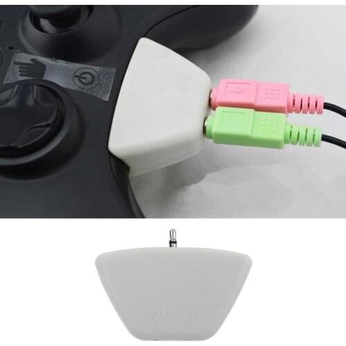 Portable Earphone Converter Adapter 3.5mm Jack Microphone Earphone to 2.5mm Audio Adapter for Xbox 360
