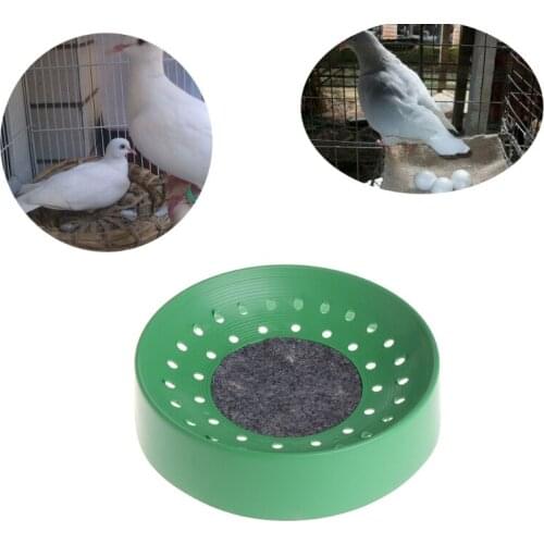 Pigeon Supplies Plastic Dehumidification Breeding Bird Eggs Basin Nest Bowl Mat