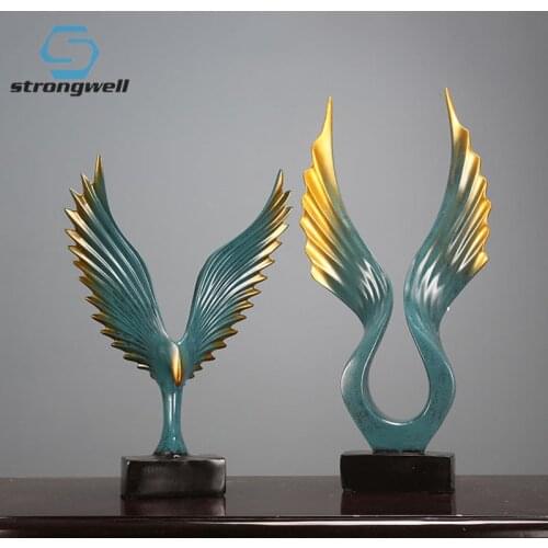 Strongwell Business Gifts Office Decoration Furnishings Abstract Eagle Spread Wings Home Study Room Bookcase Decor Ornament
