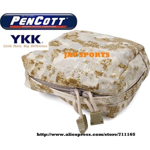 TMC Utility Pouch New PenCott SandStorm Desert Camouflage MOLLE Small Utility Pouch(SKU12050716)