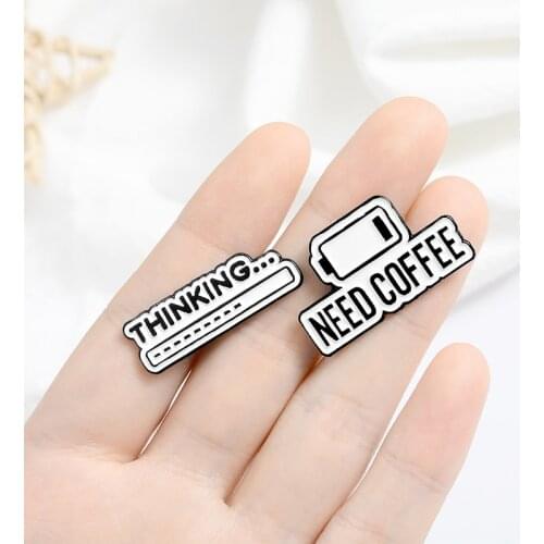 XioMara Brooches Letter On Clothes