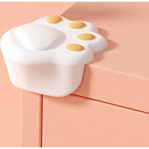 Corner Protector Cat Paw Self-adhesive Soft Baby Proofing Corner Guard for Furniture Kid Home Collision Avoidance Products