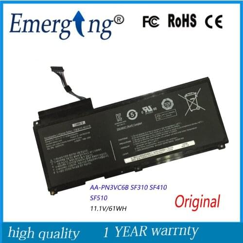 11.1V 61Wh New Original Laptop Battery for Samsung QX410-J01 AA-PN3VC6B QX310 QX412 BA43-00270A