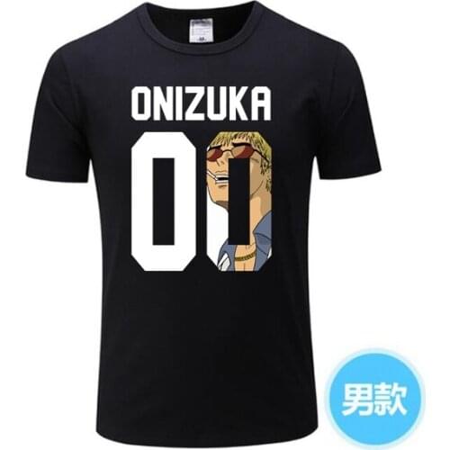 2020 Awesome Boy T-Shirt Teacher Onizuka 00 GTO T Shirt Round Neck 3D Women Mens TShirts Design Japanese Anime Men T-Shirt