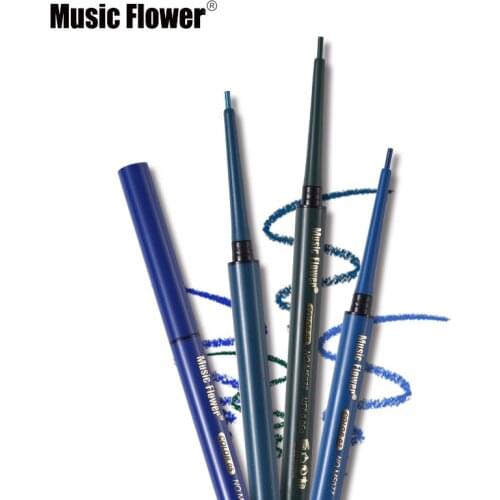 8 Colors Eyeliner Gel Automatic Waterproof Makeup Black Blue Green Eye WhiteLiner Long Lasting Natural Eyeliner Pencil Shimmer