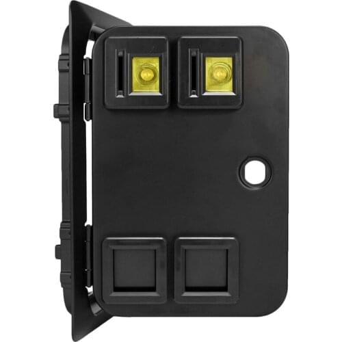 Arcade Game Machine Two Entry Coin Door 2-SLOT Coin Door for Pinball Game Machine