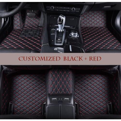 Car floor mats for porsche cayenne 996 cayenne 955 958 macan panamera cayman 718 taycan boxster accessories