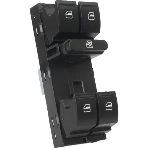 Car Electric Master Driver Side Power Window Switch 1Z0959858B For SKODA FABIA / YETI / SUPERB / OCTAVIA 1Z 2003-2014