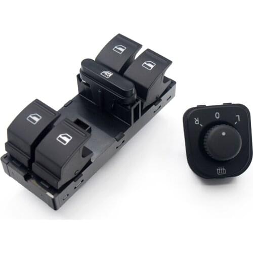 Free Shipping! Side Mirror Window Control Switch Button For VW jetta mk5 golf 5 6 tiguan passat b6 CC 1K0 959 565H 1K4 959 857