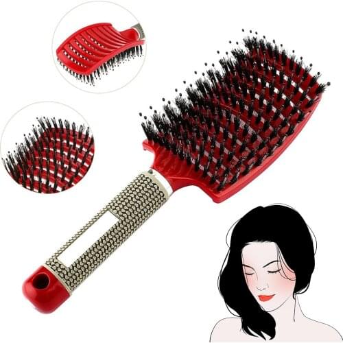 1pcs Hair Comb Girls Brush Scalp Dry Massage Bristle Women Wet Curly Detangle Combs for Salon Barber Hair Accessories Tools