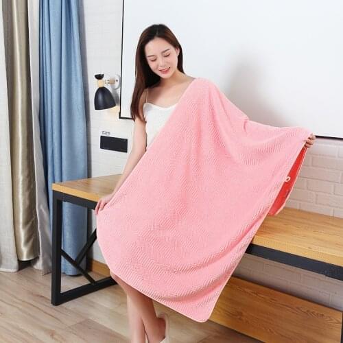 Jivetulu 70x140cm Coraline Microfiber Absorbent Drying Bath Towel Female Washcloth Swimwear Shower Beach Large Towels Bathroom