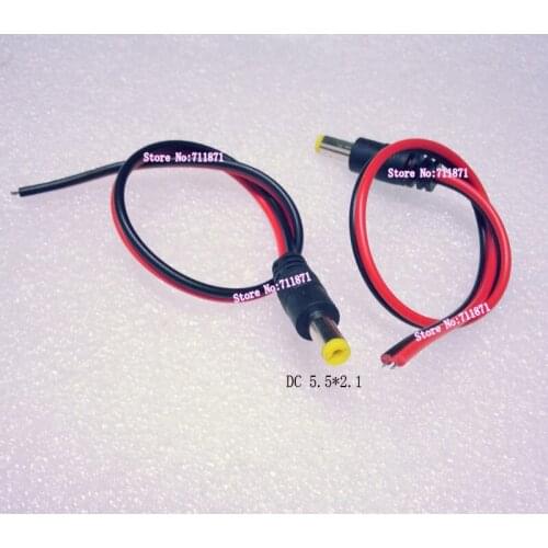 5.5*2.1 DC Power Cable Monitoring Camera Power Cord 15cm Short DC2.1 Power Line Connector Adapter Power Wire