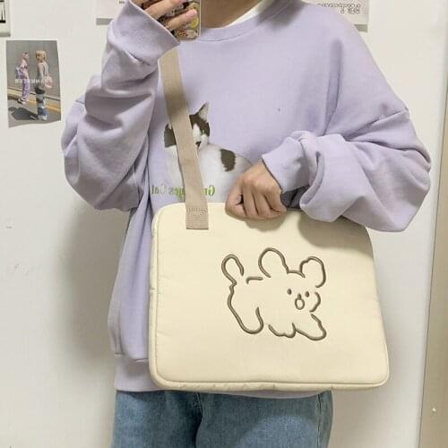 Korea Heart Cake 13Inch Laptop Tablet Case Pouch for Mac Ipad Pro 9.7 10.8 11 14.5 15 Inch Samsung Huawei Sleeve Inner Case Bag