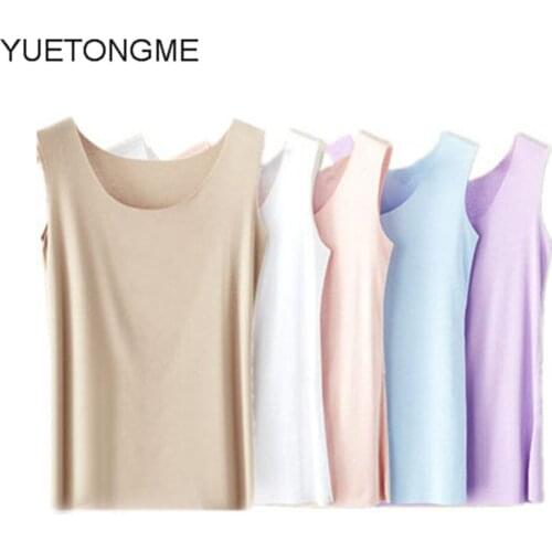 Women Vest Tank Tops Camis T-Shirts Streetwear solid color Casual Sleeveless Large Size 2021 Summer