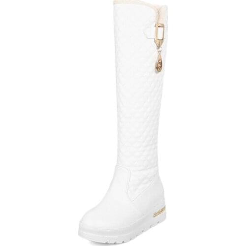 Big SizeFashionable and simple decorative medium boots boots women woman winter boots women women shoes botas