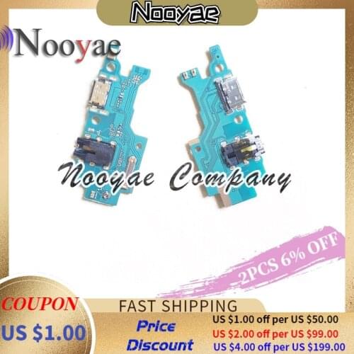 Novaphopat For Samsung M30S M307 Micro USB Charger Charging Port Connector Flex Cable Mic Microphone Tracking