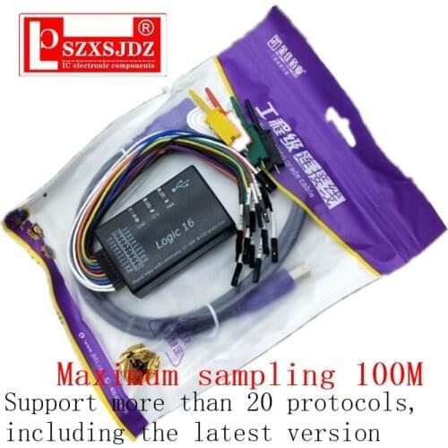 New USB Logic 100MHz 16Ch Logic Analyzer for ARM FPGA