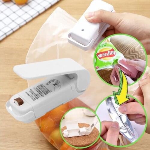 Portable Heat Bag Sealer Mini Portable Food Sealing Machine For Chips Household Snack Plastic Bags Vacuum Handheld Chip Resealer