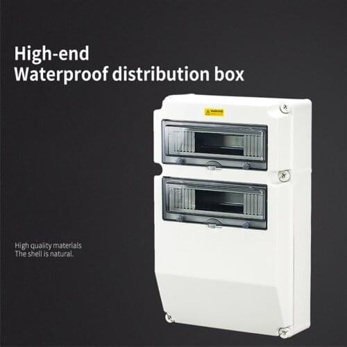 Industrial Combined Socket Box Plastic Waterproof Socket Box Outdoor Power Overhaul Box Strong Electricity Control Box Empty Box