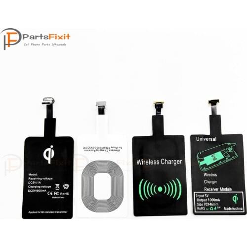 QI Wireless Charger Receiver for Android Micro USB Type C Lighting Charging Adapter Receiver