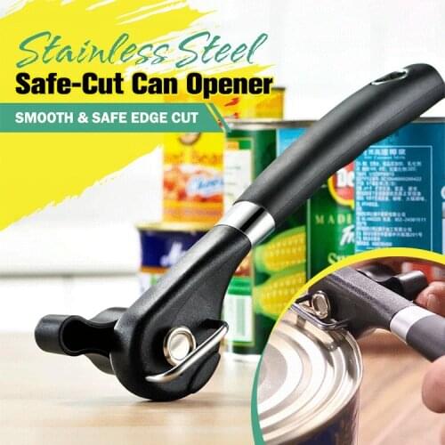 Manual Can Opener Stainless Steel Bottle Openers Professional Ergonomic Jars & Tin Opener for Cans Kitchen Tools