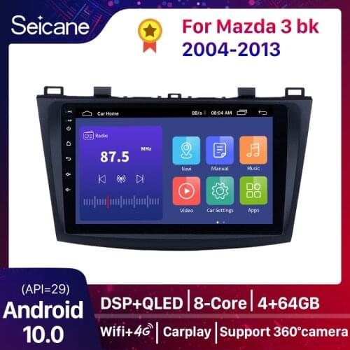 Seicane 9 Inch Android 9.1 Car Radio For 2009 2010 2011 2012 MAZDA 3 GPS Navi Wifi 3G Multimedia Player Head Unit Auto Stereo