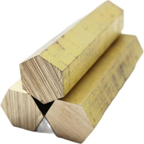 Hex Bar Rod Brass 4mm to 50mm Length 250mm