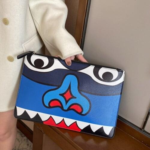 For Women Printed Shoulder Bag High Quality Leather Unisex Handbag Designer Crossbody Bag Luxury Pures Brand Clutch Envelope Bag