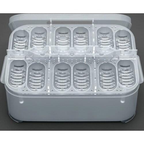 12/16 Grids Incubator Hatch Box Snake Lizard Incubation Supplies Crawling Pet Incubating Tray (Without Thermometer)