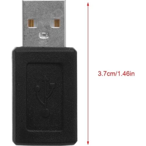 85DD USB 2.0 Type A Male To Mini USB 5-Pin Type B Female Connector Converter Adapter