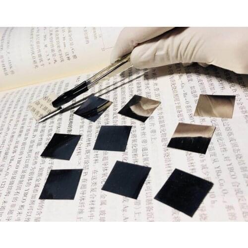 99.95% High Purity Platinum Sheet 10*10*0.1 mm