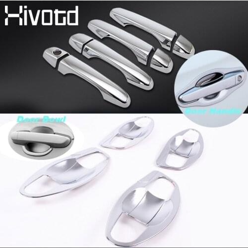 Hivotd For Hyundai Creta ix25 2017-2019 Chromium Styling Car Door Handle Door bowl Protective Cover Exteriors Trim Accessories