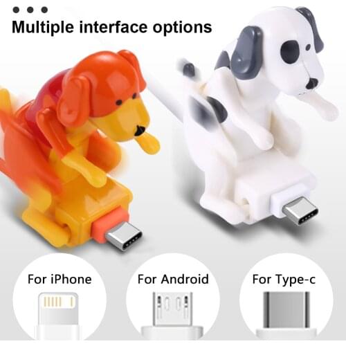 Funny Humping Dog Fast Charger Cable Mini Smartphone Cable Charger 1.2M Charging Line Cute Micro usb Cable Fast Charging Cable