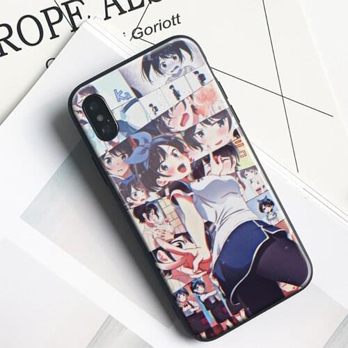 Kanojo Okarishimasu Ruka Anime Soft Silicone Glass for IPhone SE 6 6s 7 8 Plus X XR XS 11 12 Mini Pro Max Phone Case Cover Shell