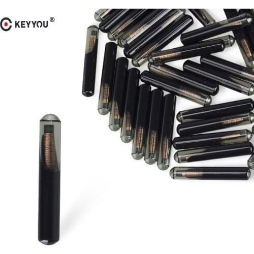 KEYYOU 10pcs For Ford Focus Mondeo Escort Fiesta Transit Fusion ID60 4D60 Chip Blank Not Coded Car Key Transponder Chip