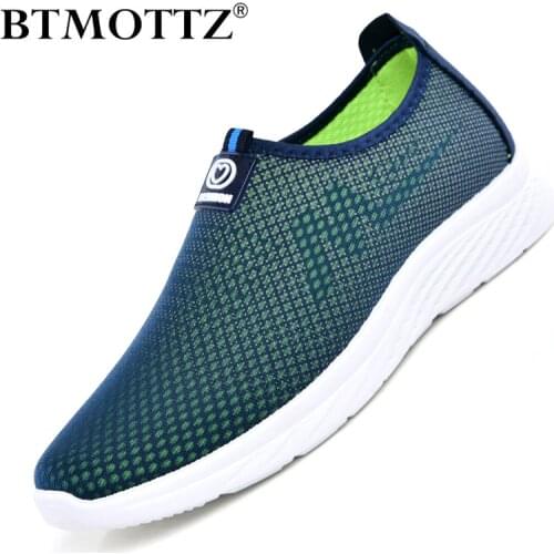 Summer Men Shoes Casual Outdoor Mesh Sneakers Mens Lightweight Walking Shoes Non-slip Mens Loafers Trainers Zapatillas Hombre