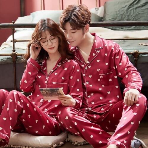 Summer Lovers Home Clothes Women Mens Pajamas Shirt Loose Long Sleeve Long Pants Sleepwear Set Mens Pajama Woman Nightshirts 3XL