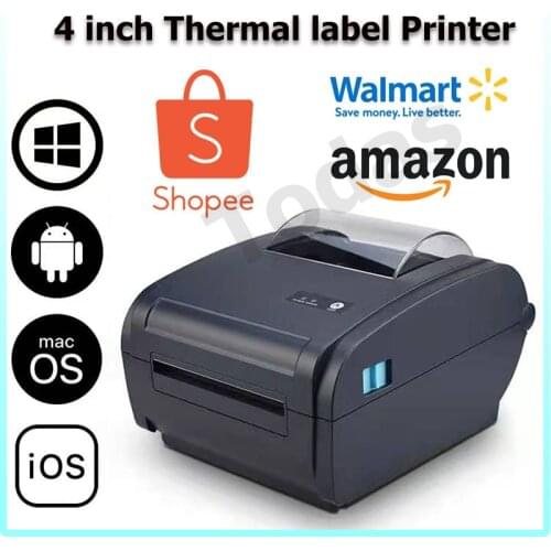 Best Label Printer For UPS Shipping Labels Compatible Window Mac 4*6 Waybill Barcode Thermal Printer Print PDF From Mobile Phone