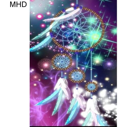 MHD Full Square DIY 5D Dream Shop Net Diamond Painting Icon Diamond Cross Embroidery Wall Sticker Art Home Decor Kit