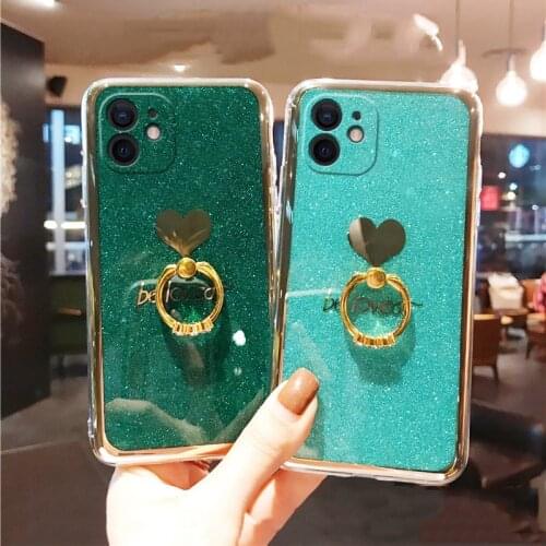 Fashion Glitter Back Cover Case For iPhone 12 11 Pro Max 12 Mini SE 2020 XS Max XR XS X Ten 10 6 6S 7 8 Plus Cover Coque Case