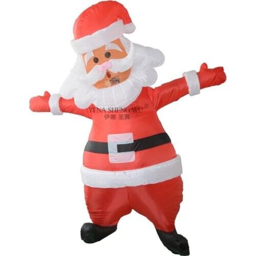 Festival Stage Performance Inflatable Clothes Adult Santa Claus Cartoon Doll Costumes Activity Performance Inflatable Clothes