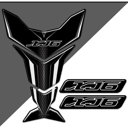 XJ600 XJ 600 For Yamaha XJ6 Diversion Tank pad Protective Fish Bone Stickers Emblem Badge Logo Motorcycle TankPad