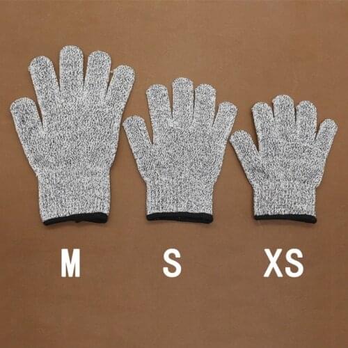 S/M/XS Grade 5 Anti-Scratch Non-slip Anti Cut Proof Gloves Slaughter Woodworking Kitchen Garden Fishing Cut Resistant Gloves